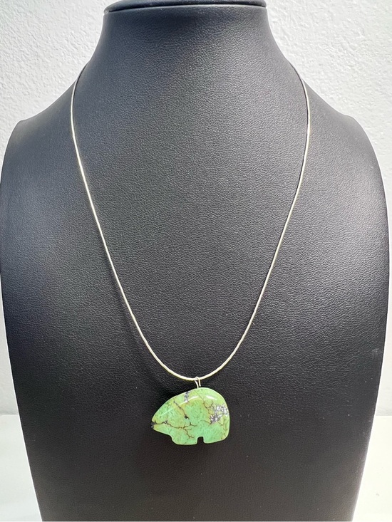 Native American Jewelry - Native American Spirit Bear Necklace
